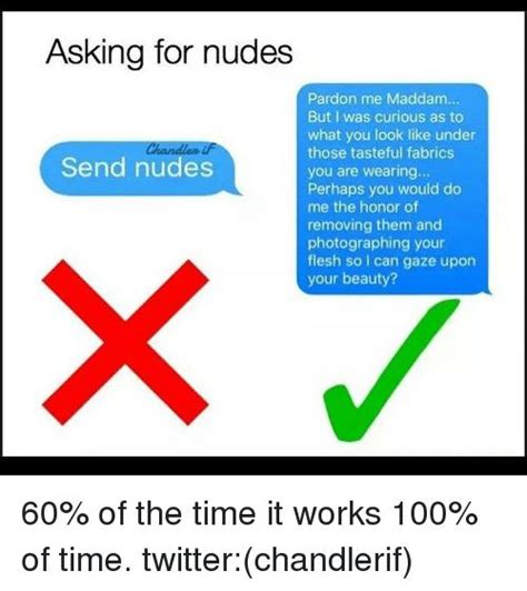 How to ask for Nudes